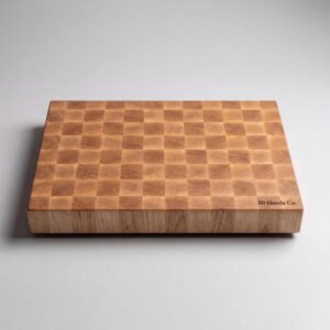 End-Grain Maple Butcher Block, 18 x 12 in