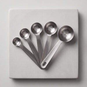 Stainless Measuring Spoons, Set of 6