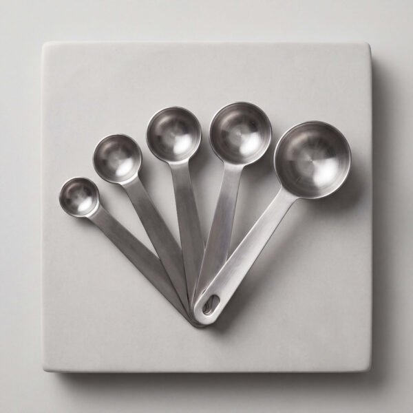 Stainless Measuring Spoons, Set of 6