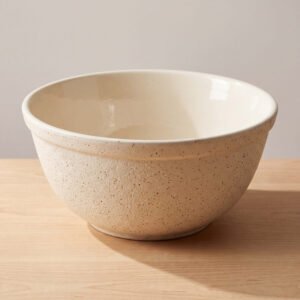 Stoneware Mixing Bowl, 3 qt